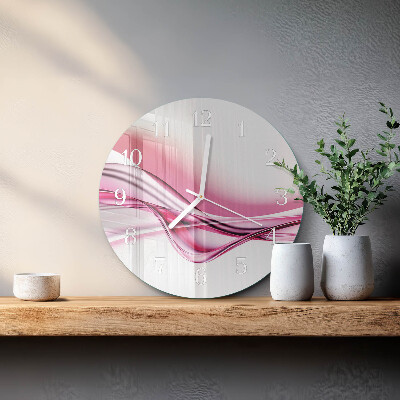 Glas wanduhr Abstrakte Kunst