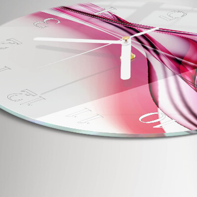 Glas wanduhr Abstrakte Kunst