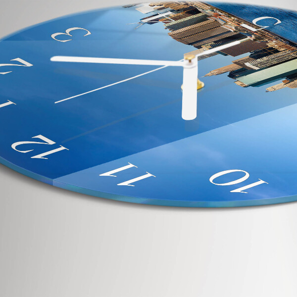 Glas wanduhr Horizont
