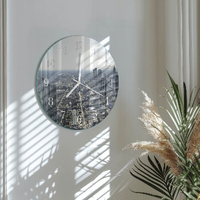 Glas wanduhr Horizont