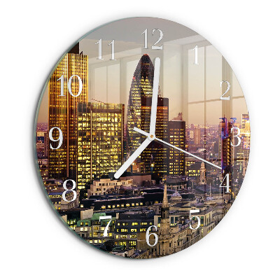 Glas wanduhr London