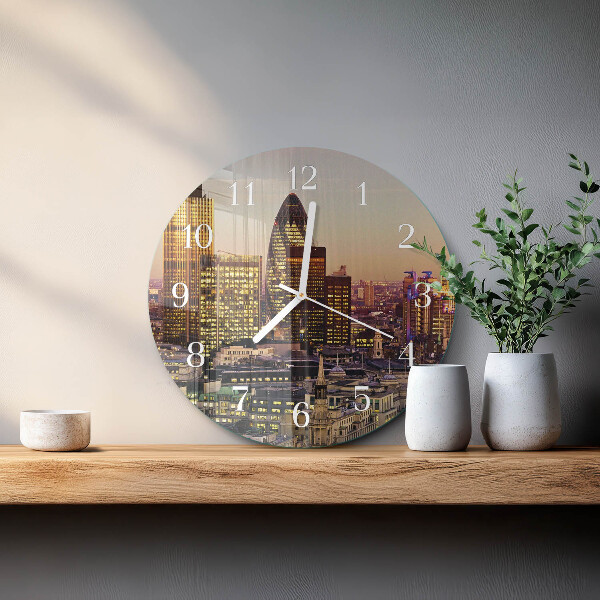 Glas wanduhr London