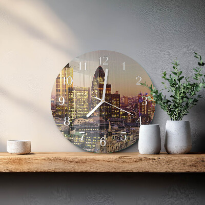 Glas wanduhr London