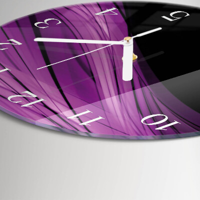 Glas wanduhr Abstraktion