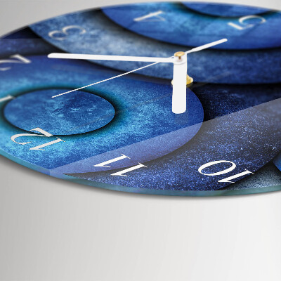 Glas wanduhr Die Kunst der Kreise