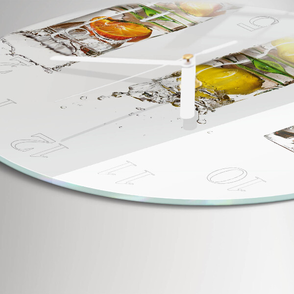Glas wanduhr Obstgläser