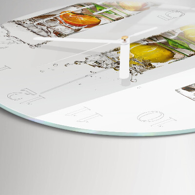Glas wanduhr Obstgläser