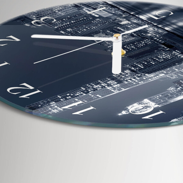 Glas wanduhr Horizont