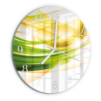 Glas wanduhr Abstraktion