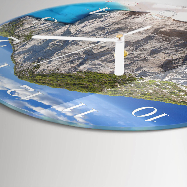 Glas wanduhr Cliff