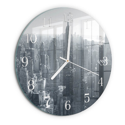 Glas wanduhr Horizont