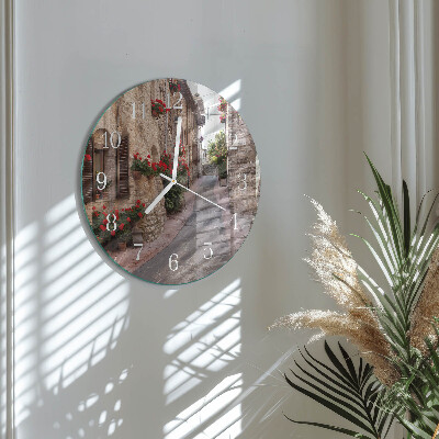 Glas wanduhr Avenue