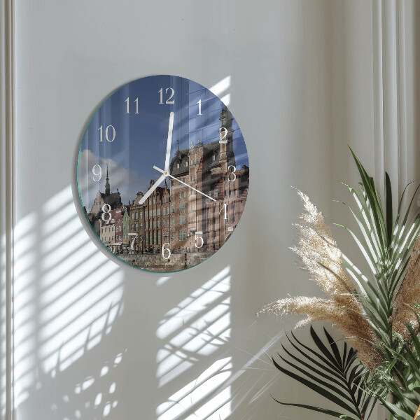 Glas wanduhr Danzig