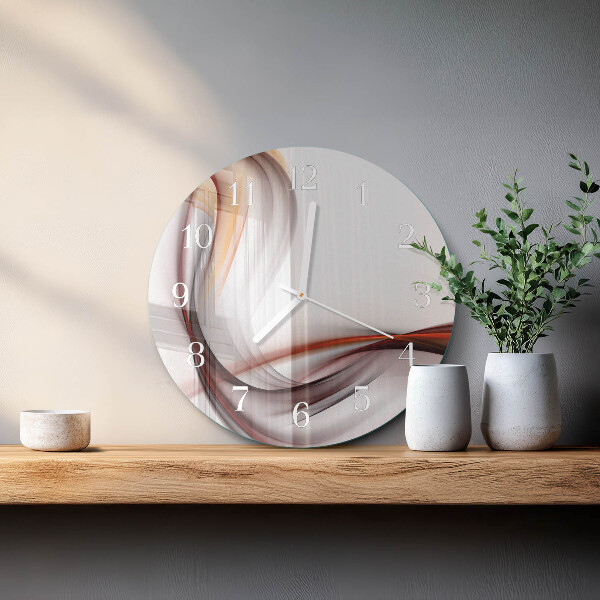 Glas wanduhr Abstraktion