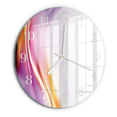 Glas wanduhr Abstraktion