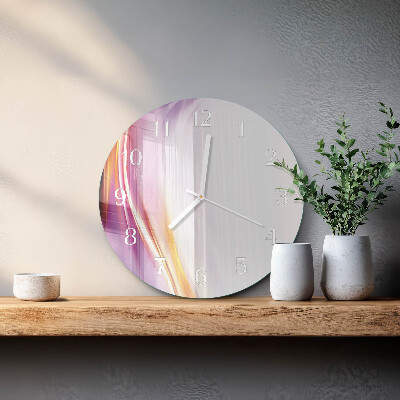 Glas wanduhr Abstraktion