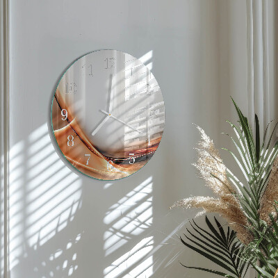Glas wanduhr Abstraktion