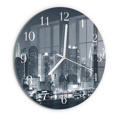 Glas wanduhr Nacht des Horizonts