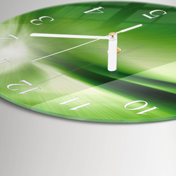 Glas wanduhr Abstraktion