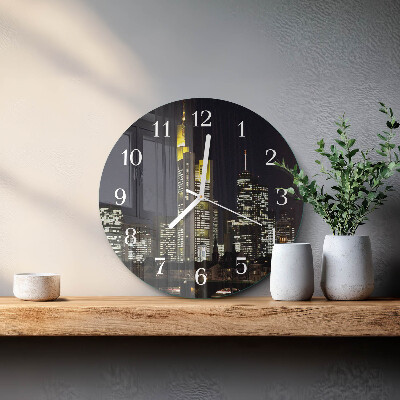 Glas wanduhr Horizont
