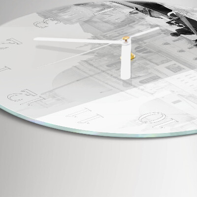 Glas wanduhr Das venezianische Boot