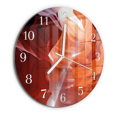 Glas wanduhr Höhle