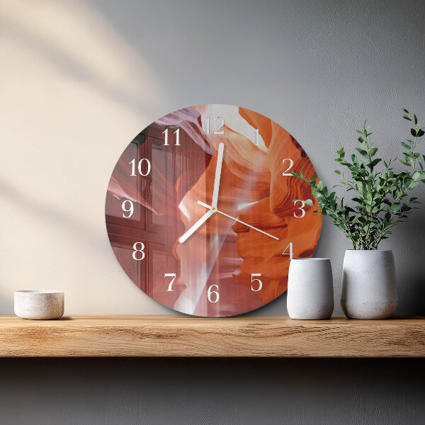 Glas wanduhr Höhle