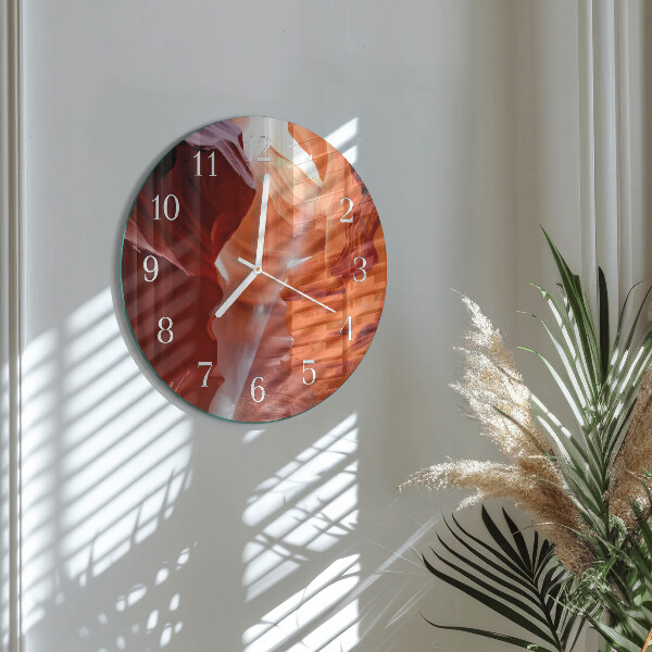 Glas wanduhr Höhle