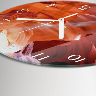 Glas wanduhr Höhle