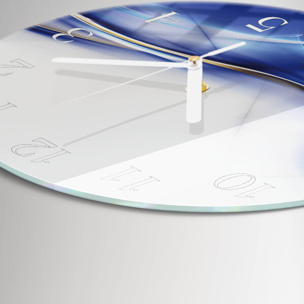 Glas wanduhr Abstrakte Linien