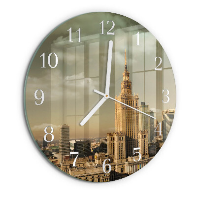 Glas wanduhr Warschau