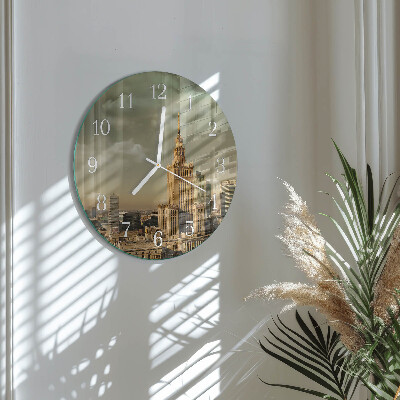 Glas wanduhr Warschau