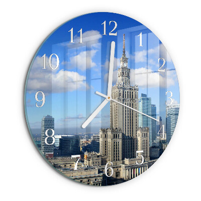Glas wanduhr Warschau