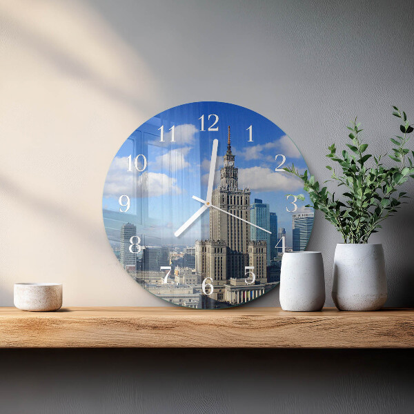 Glas wanduhr Warschau