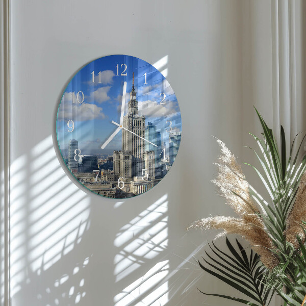 Glas wanduhr Warschau