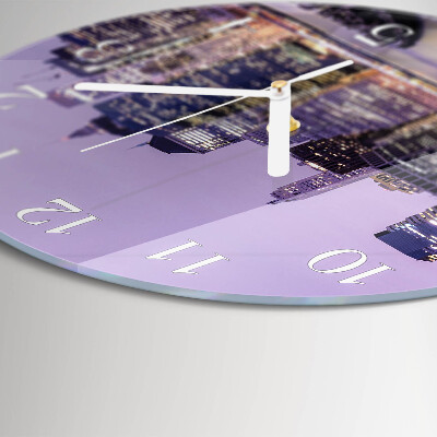 Glas wanduhr Horizont