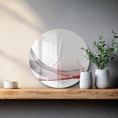 Glas wanduhr Abstraktion
