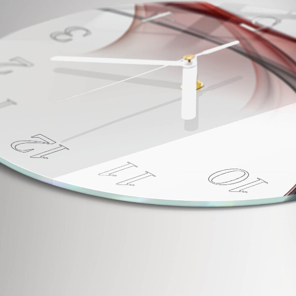 Glas wanduhr Abstraktion