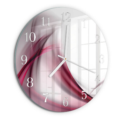 Glas wanduhr Abstrakte Linien