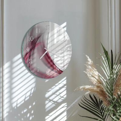 Glas wanduhr Abstrakte Linien