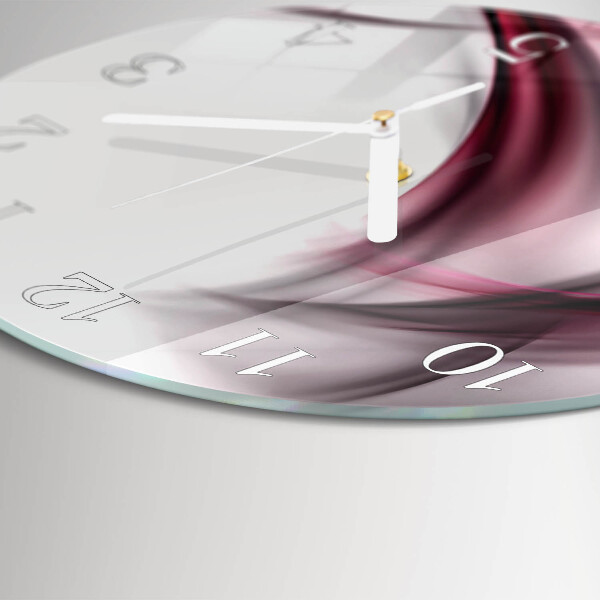 Glas wanduhr Abstrakte Linien