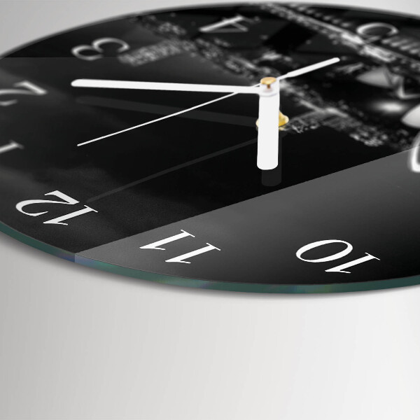 Glas wanduhr Sydney Horizon