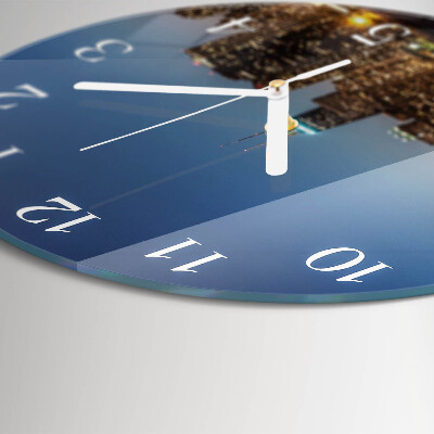 Glas wanduhr Horizont