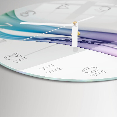 Glas wanduhr Abstrakte Linien