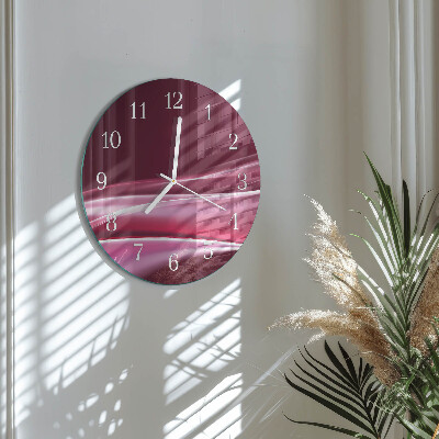 Glas wanduhr Abstrakte Linien