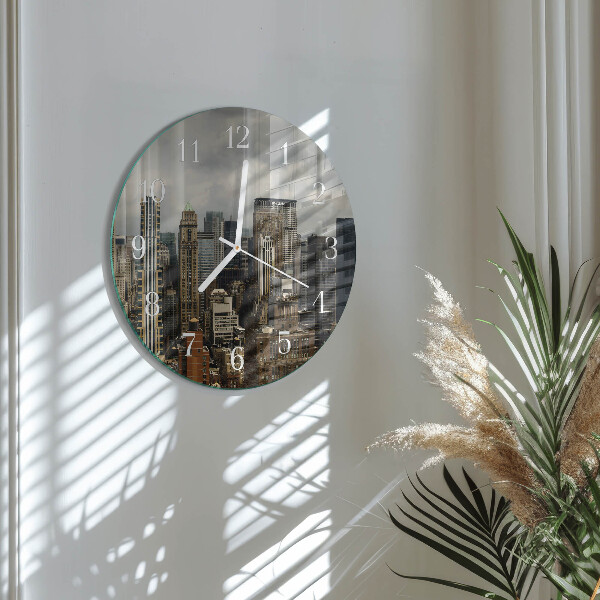 Glas wanduhr Horizont