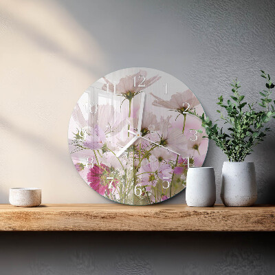 Glas wanduhr Kosmeen
