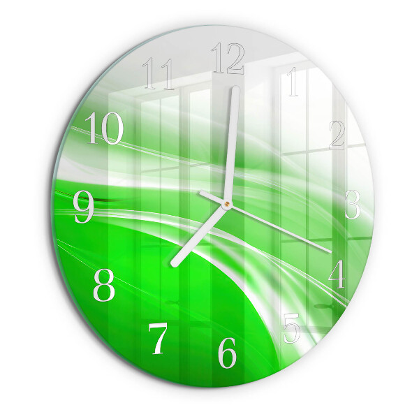 Glas wanduhr Abstraktion