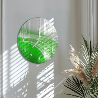 Glas wanduhr Abstraktion