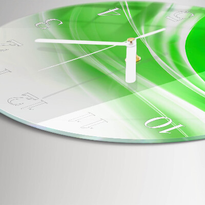 Glas wanduhr Abstraktion